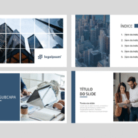 Negócios 01 – Modelo de Template em PowerPoint