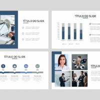 Negócios 01 – Modelo de Template em PowerPoint