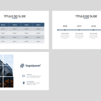 Negócios 01 – Modelo de Template em PowerPoint