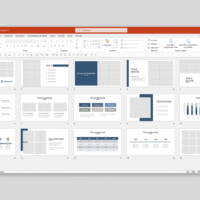 Negócios 01 – Modelo de Template em PowerPoint