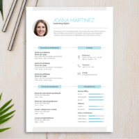 Currículo 02 – Modelo de Template em PowerPoint