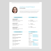 Currículo 02 – Modelo de Template em PowerPoint