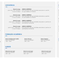 Currículo 01 – Modelo de Template em PowerPoint