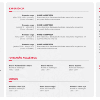 Currículo 01 – Modelo de Template em PowerPoint