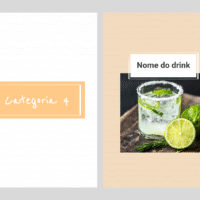 E-book Drinks – Modelo de Template em PowerPoint