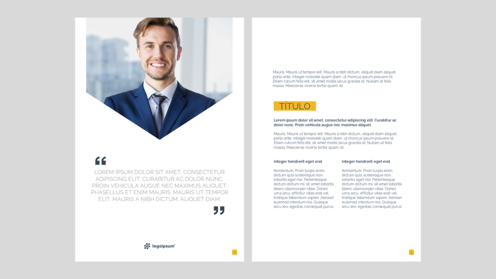 E-book Negócios – Modelo de Template em PowerPoint