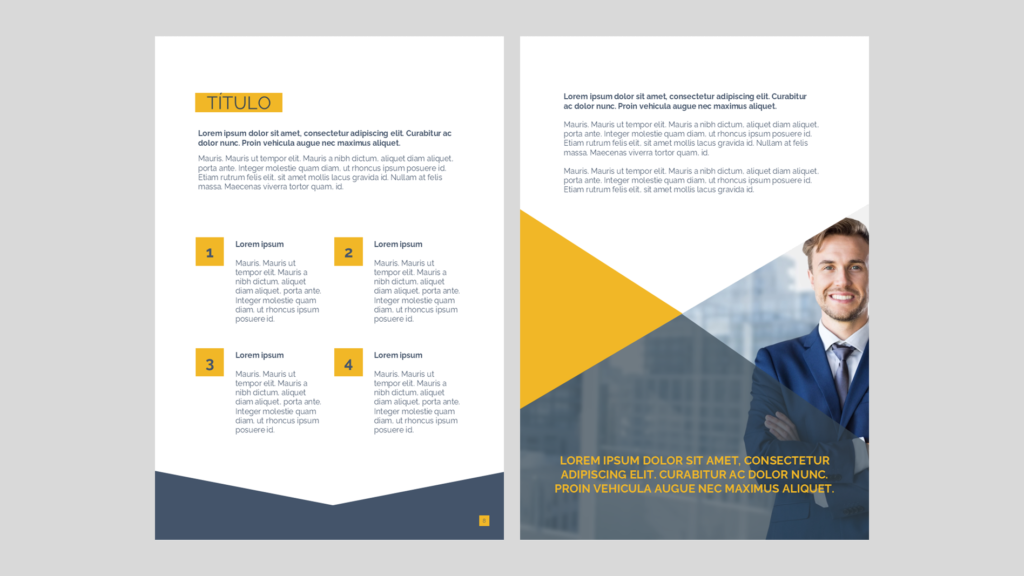 E-book Negócios – Modelo de Template em PowerPoint