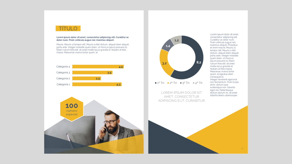 E-book Negócios – Modelo de Template em PowerPoint