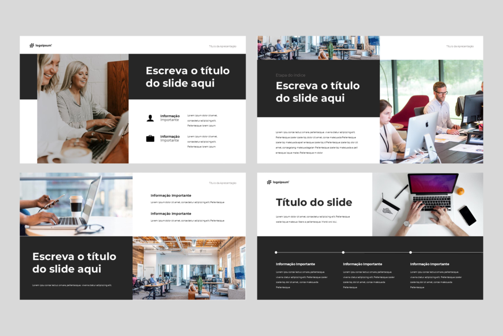 Negócios 03 – Modelo de Template em PowerPoint