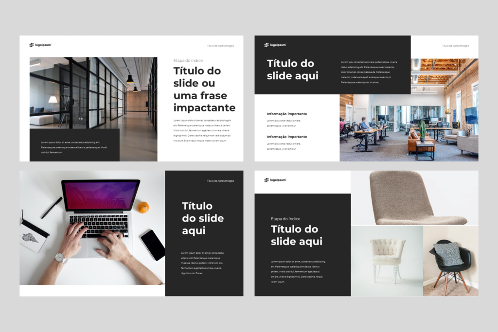 Negócios 03 – Modelo de Template em PowerPoint