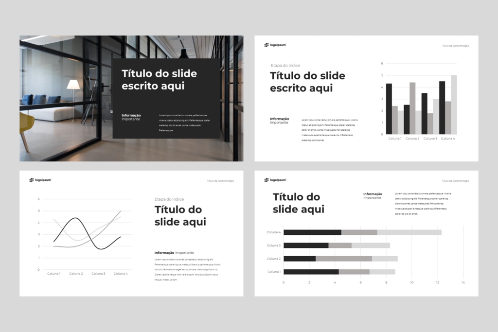 Negócios 03 – Modelo de Template em PowerPoint