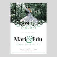 Convite Casamento 01 – Modelo de Template em PowerPoint