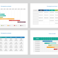 Cronograma – Modelo de Template em PowerPoint