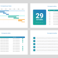 Cronograma – Modelo de Template em PowerPoint