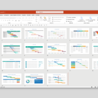 Cronograma – Modelo de Template em PowerPoint
