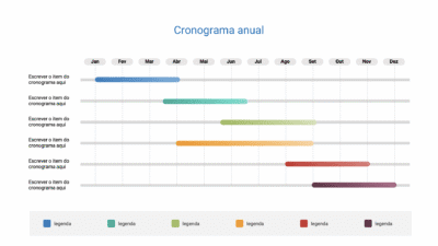 Cronograma - Modelo em PowerPoint - Rainha do PPT