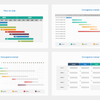 Cronograma – Modelo de Template em PowerPoint