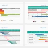 Cronograma – Modelo de Template em PowerPoint