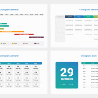 Cronograma – Modelo de Template em PowerPoint