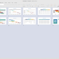 Cronograma – Modelo de Template em PowerPoint