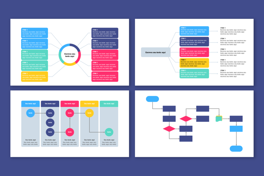 Fluxograma – Modelo de Template em PowerPoint