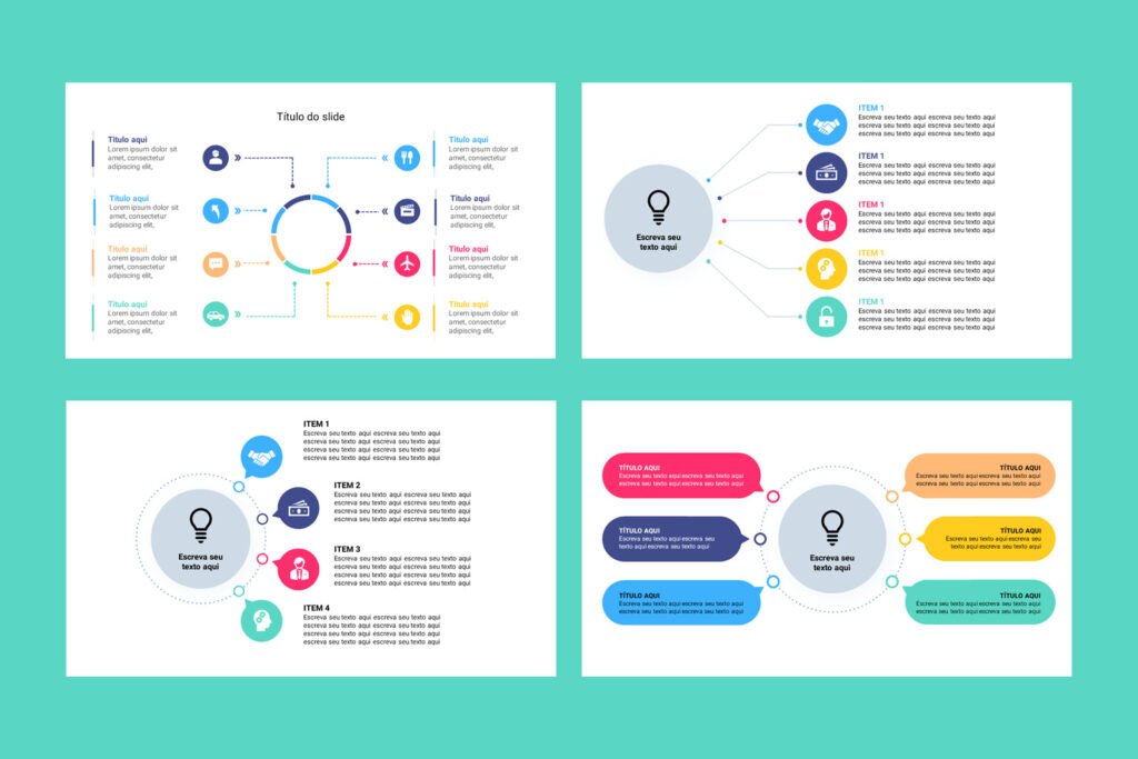 Diagramas – Modelo de Template em PowerPoint