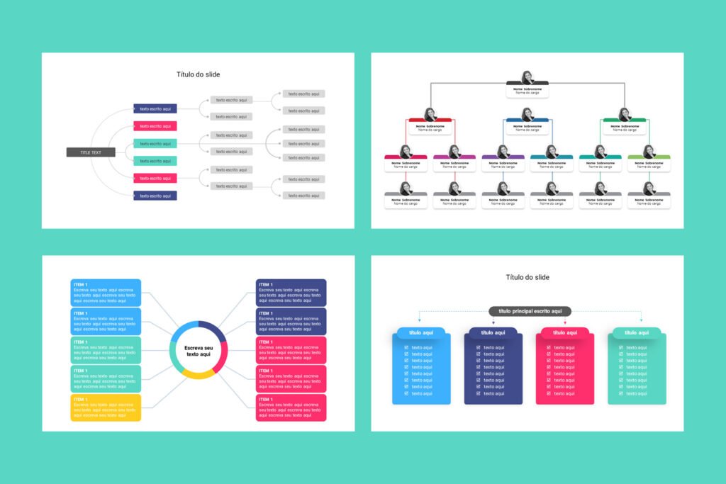 Diagramas – Modelo de Template em PowerPoint