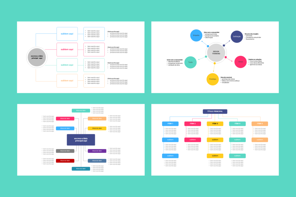 Diagramas – Modelo de Template em PowerPoint