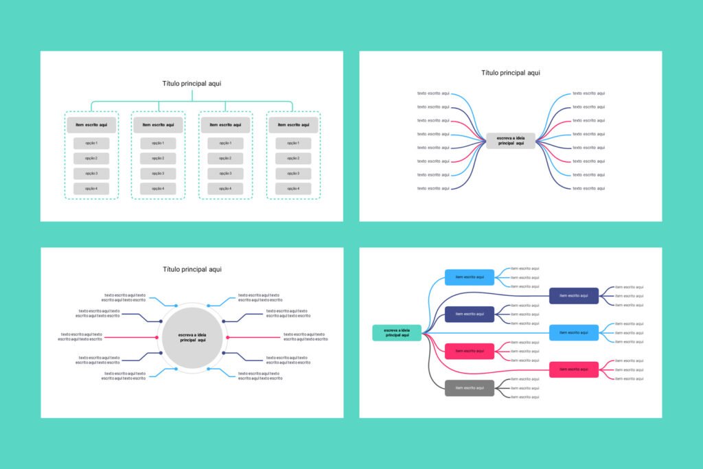 Diagramas – Modelo de Template em PowerPoint