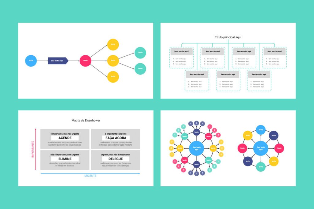 Diagramas – Modelo de Template em PowerPoint