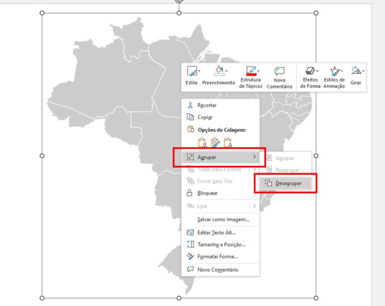 Passos Para Fazer Um Mapa Edit Vel No Powerpoint Rainha Do Ppt