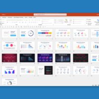Gráficos – Modelo de Template em PowerPoint
