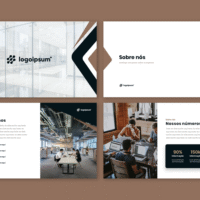 Institucional 01 – Modelo de Template em PowerPoint