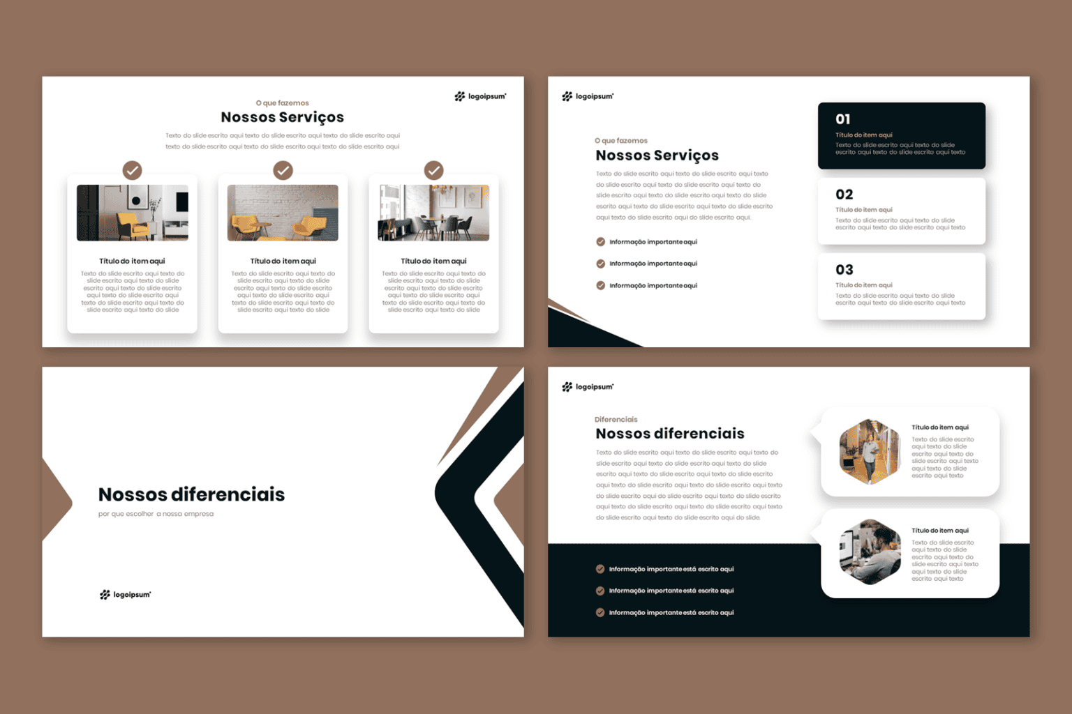 Institucional 01 - Template em PowerPoint - Rainha do PPT