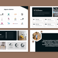 Institucional 01 – Modelo de Template em PowerPoint