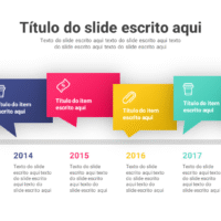 Linha do Tempo – Modelo de Template em PowerPoint