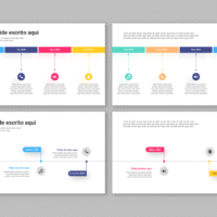 Linha do Tempo – Modelo de Template em PowerPoint