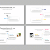 Linha do Tempo – Modelo de Template em PowerPoint