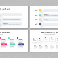 Linha do Tempo – Modelo de Template em PowerPoint