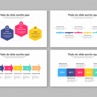 Linha do Tempo – Modelo de Template em PowerPoint