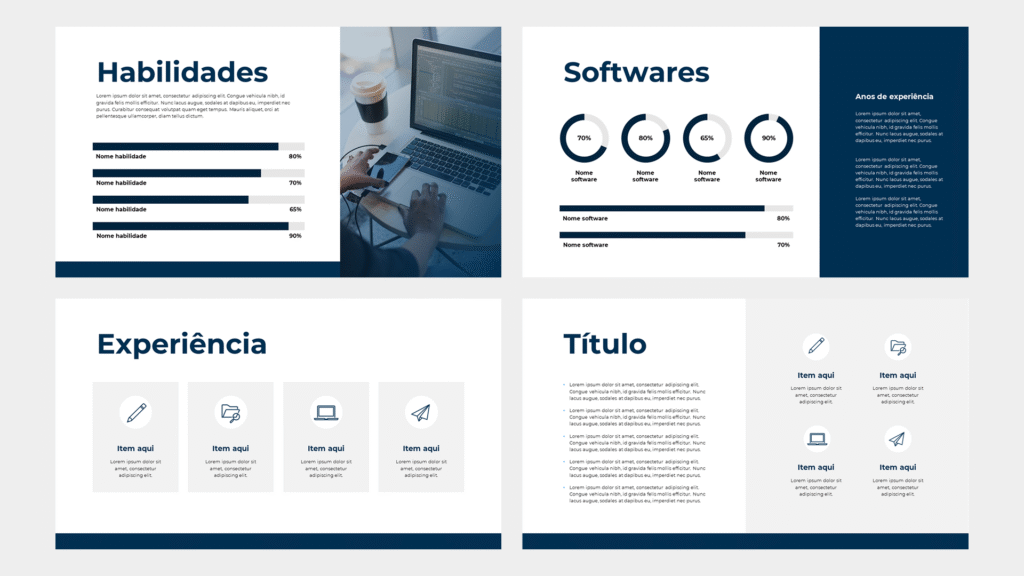 Pessoal 01 – Modelo de Template em PowerPoint