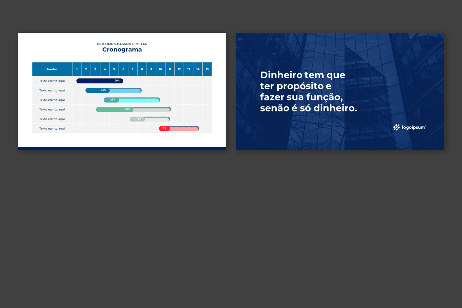 Modelo de Resultados em PowerPoint - Rainha do PPT