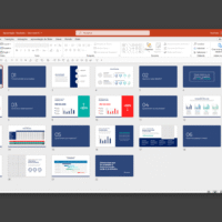 Resultados – Modelo de Template em PowerPoint