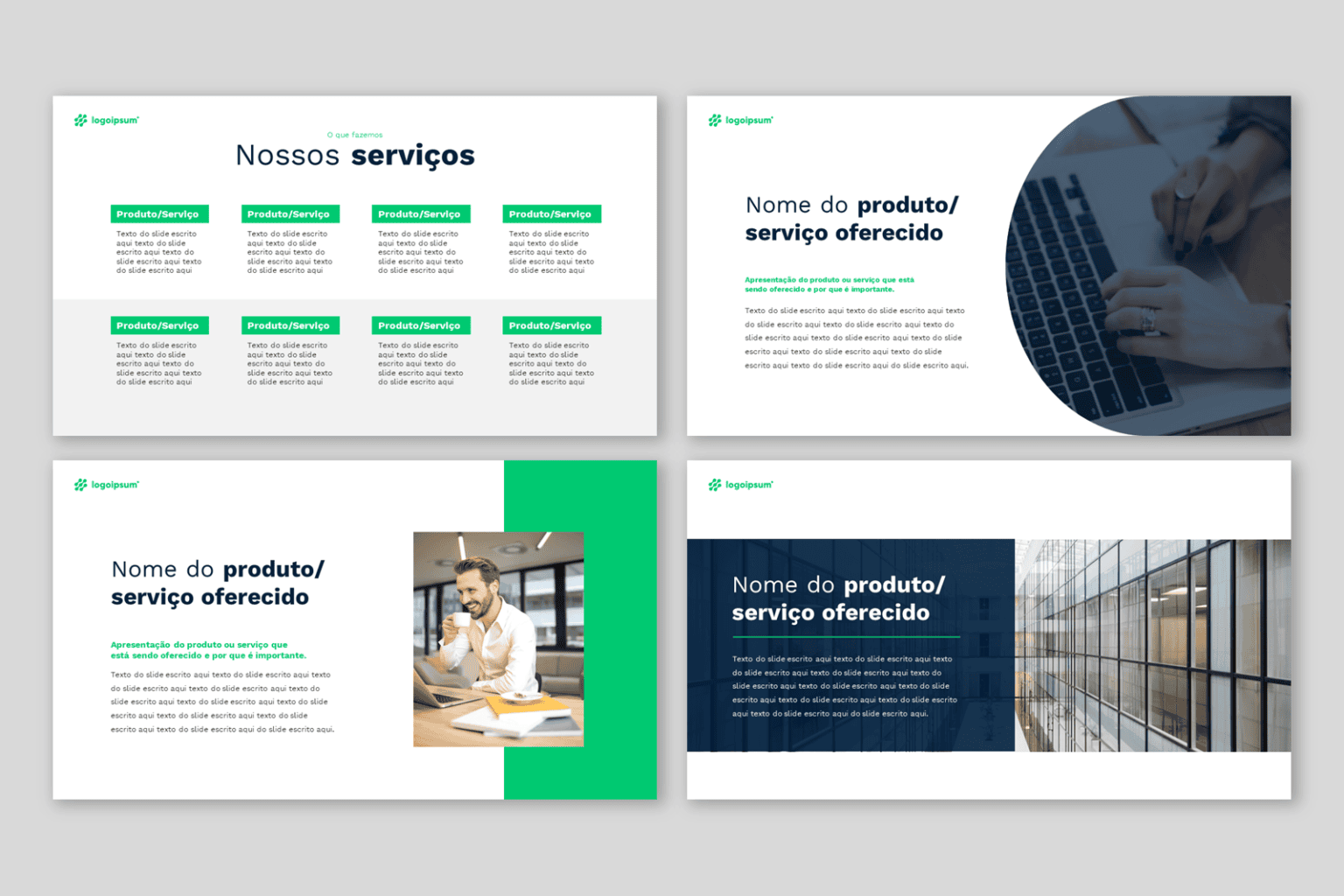 Template Comercial em PowerPoint - Rainha do PPT