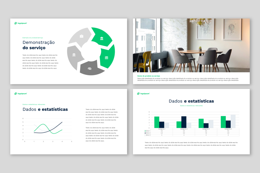 Comercial 01 – Modelo de Template em PowerPoint