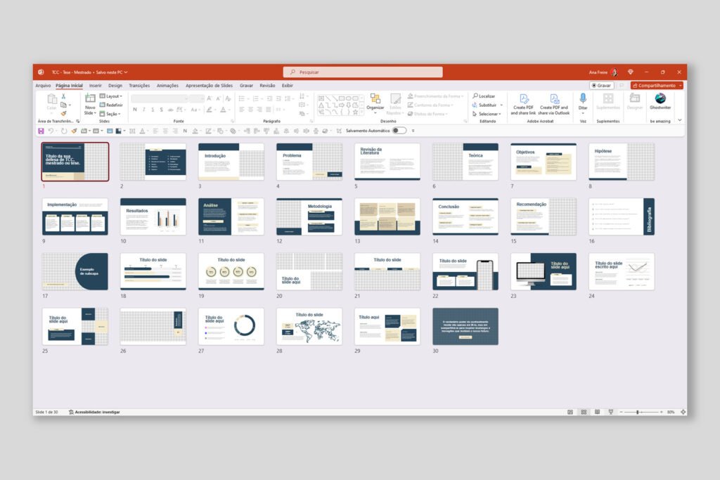 TCC/Tese/Mestrado 01 – Modelo de Template em PowerPoint