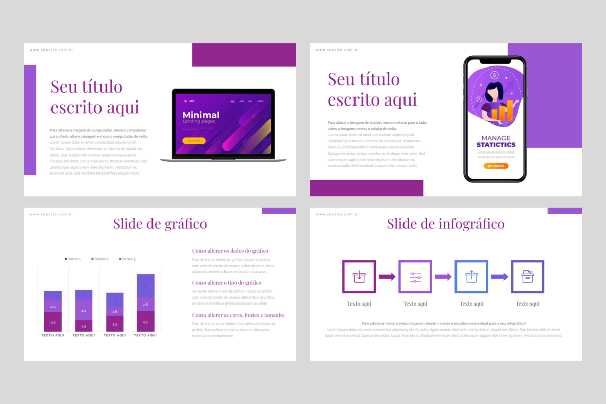 Negócios  02 - Modelo de Template em PowerPoint