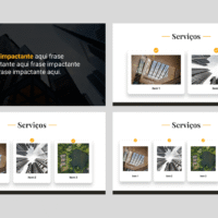 Portfólio 01 – Modelo de Template em PowerPoint