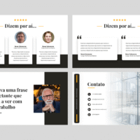 Portfólio 01 – Modelo de Template em PowerPoint