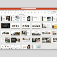Portfólio 01 – Modelo de Template em PowerPoint